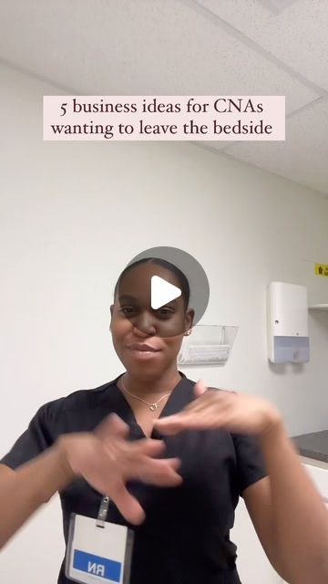 Nurse Char on Instagram: "Although I create content that usually speaks to nurses, MOST of the entrepreneurship and business ideas I share can easily be executed by CNAs!❤️ yep, that means you boo! Theres a seat at the table for ALL of us! #cna #lpn #rn #fyp #foryou" Cna Essentials For Work, Cna Black Women, Nurse Life Aesthetic, Cna Aesthetic, Lpn Student, Cna Jobs, Nursing Work, Cna School, A Seat At The Table