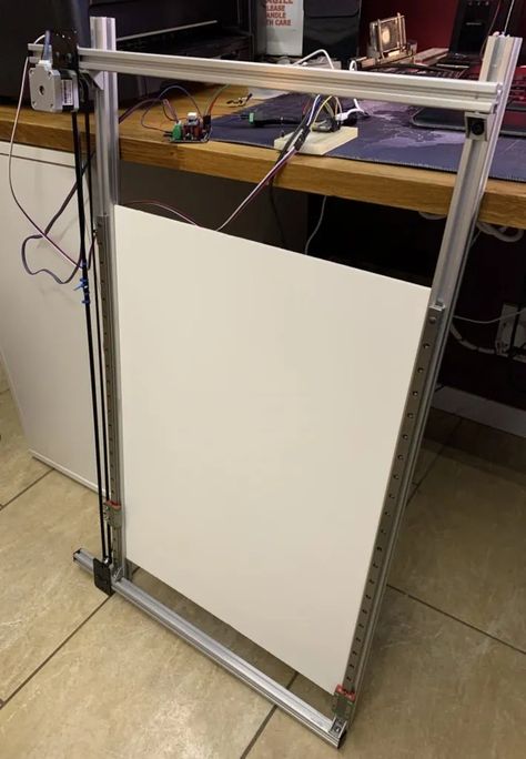 Automatic Dog Door (Part 1) - Martin Rowan Automatic Dog Door, Arduino Stepper, Home Automation Project, Electrical Problems, Pet Door, The Door Is Open, Cooler Master, Home Automation System, Aluminum Extrusion