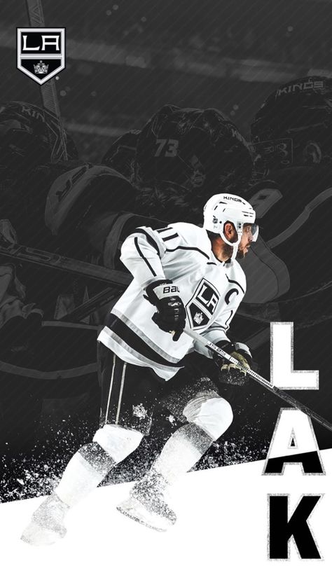 Anze Kopitar | Captain of the LA Kings Adrian Kempe, Anze Kopitar, La Kings Hockey, Kings Hockey, Los Angeles Kings, Nhl Hockey, Hockey Players, Nhl, Hockey