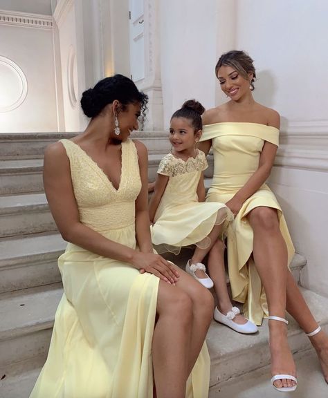 Yellow Bridesmaid Dresses Short, Bridesmaid Skirt And Top, Bridal Party Looks, Yellow Flower Girl Dresses, Matching Bridesmaids Dresses, With Bridesmaid, Yellow Bridesmaid, Bridesmaid Skirts, Yellow Bridesmaid Dresses