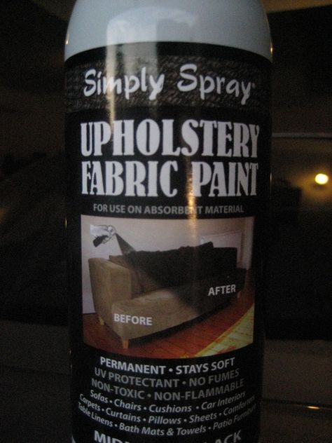 How to fix faded cloth seats - sooo needing this for my faded black seats!! Paint Upholstery Fabric, Upholstery Paint, Fabric Spray Paint, Refurbishing Furniture, Paint Upholstery, Fabric Chairs, Painting Fabric, Aerosol Spray, Stay Soft