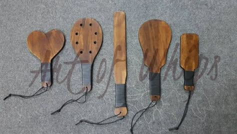 Check out this item in my Etsy shop https://www.etsy.com/uk/listing/678515824/hardwood-spanking-paddle-5-pcs-set-wood Dungeon Room, St Andrews Cross, Play Wood, Leather Choker Collars, American Girl Doll Furniture, Role Playing Games, Tan Cowhide, Red Rooms, Toy Rooms