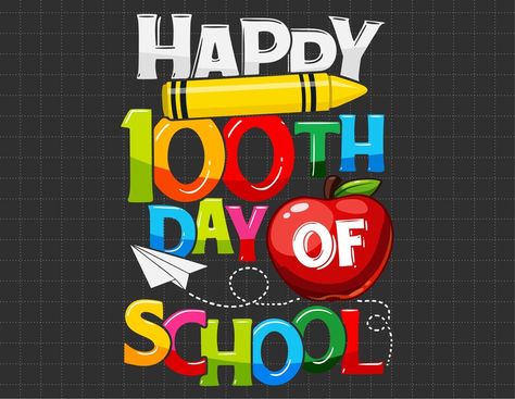 100days Of School Shirt, 100 Días De Clases, It School, 100 Days Brighter, Happy 100th Day Of School, Teacher Attire, Tshirt Printing Design, 100th Day Of School, School Grades