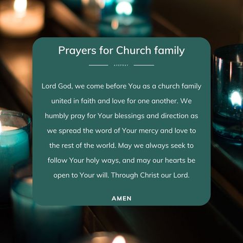 Prayers for Church family Prayers For Church Service, Prayer For Deceased, Prayers For All, Prayer For Church, Church Family, Thank You Images, Faith Hope And Love, Short Prayers, Church Ministry