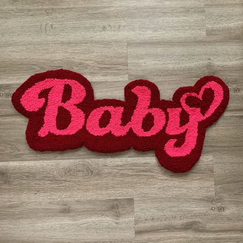 Whats In My Makeup Bag, Baby Rug, Tufting Diy, Girl Apartment Decor, Cute Bath Mats, Graphic Rug, Funky Rugs, Baby Rugs, Tufted Rugs