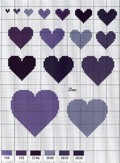 Intarsia Knitting Charts, Trendy Knitting, Intarsia Knitting, Crochet Graph, Fair Isle Knitting Patterns, Knitted Heart, Small Cross Stitch, Cross Stitch Heart, Pixel Art Pattern