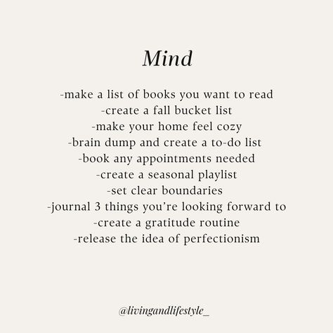 Entering a new season is the perfect time to reset your life🤎 We love using this transition period to organize our homes, minds and finances. Here’s some of our favourite ways to organize, specifically for the fall! What are you doing to get ready for fall? 🍂 Save this guide and let’s tackle a new season together! ✍🏼 November Reset, Fall Reset, November Vibes, Reset Your Life, Get Ready For Fall, Ways To Organize, Journal 3, Fall Bucket List, Ready For Fall