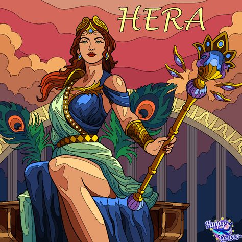 Hera Greek Goddess, Hera Goddess, Age Of Mythology, Greek Goddess Art, Roman Myth, Zeus And Hera, Steven Universe Anime, World Mythology, Greek Mythology Gods