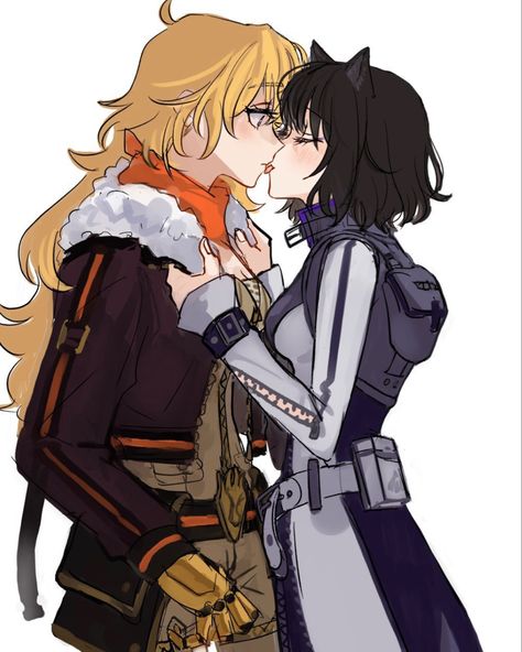 Yang Xiao Long, Rwby Yang, Rwby Bumblebee, Rwby Blake, Red Like Roses, Black Thunder, Rwby Ships, Rwby Characters, Rwby Comic