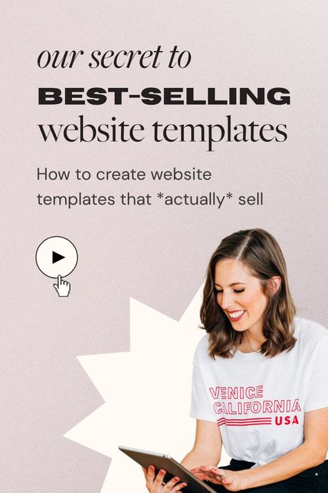 How to create a website template that *actually* sells: Our secret to best-selling templates! — Big Cat Creative - Squarespace Templates & Resources Selling Website Templates, Aesthetic Website Design, Selling Templates, Aesthetic Website, Free Business Resources, Squarespace Tips, Business Hacks, Squarespace Template, Squarespace Web Design