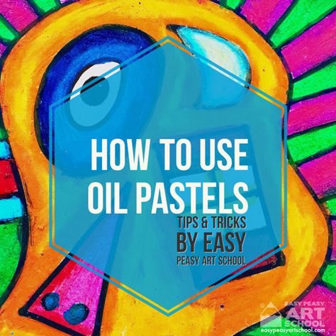 Tips for the Easy Peasy Artist Tips & tricks on how to use those funny feeling, smudgy ‘crayons’. Oil Pastels Are NOT Crayons: The first thing to remember is that oil … Using Oil Pastels How To, Oil Pastel Tips And Tricks, Crayon Painting Oil Pastels Art Ideas, Oil Pastels Drawings, Oil Pastels Art, Oil Pastel Techniques, Paint Lettering, Oil Pastel Crayons, Oil Pastel On Canvas