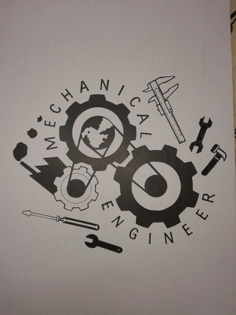 Meant to be on the front side of a college fest jersey. Designed it for mechanical engg dept back in 2017. Mechanical Engineer Wallpaper, Mechanical Engineering Wallpaper, Mechanical Engineering Aesthetic, Mechanical Engineering Logo, Learning Diary, College Fest, Lab Decor, File Decoration, Mechanical Projects