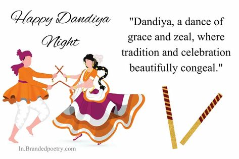 Hello friends! Are you looking for the best Dandiya quotes to celebrate the Navratri festival with joy? Look no further! In this article, We have compiled heartwarming dandiya quotes, captions, and statuses to celebrate Navratri.  You can get ready yourself and your loved ones to start dancing with these inspirational words and celebrate the festival […] The post Happy Dandiya Dance Quotes, Captions, & Status [2023] <... Navratri Captions, Dandiya Dance, Navratri Festival, Color Festival, Dance Quotes, English Quotes, The Festival, Hello Friend, Inspirational Words