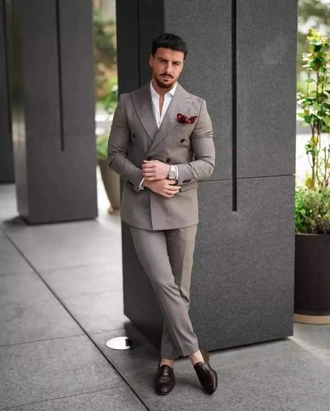 Semi Formal Wedding Attire, Mens Formal Outfits, Formal Suits Men, Formal Wedding Attire, Cocktail Attire Men, Mens Dress Outfits, Mens Wedding Attire, Formal Men Outfit, Classy Suits