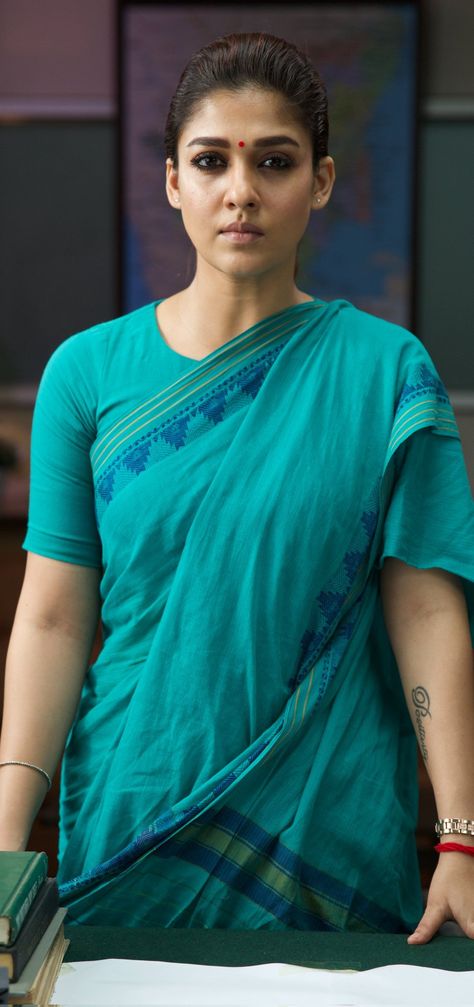 Mr. D ᴇ ᴠ ᴀ s ᴇ ɴ ᴀ 🚬 on Twitter: "Mommy Nayan 😘… " Nayanthara Hairstyle, Formal Saree, Saree Wearing Styles, Cotton Saree Blouse Designs, Saree Wearing, Cotton Saree Blouse, New Saree Blouse Designs, Cotton Saree Designs, Sari Blouse Designs