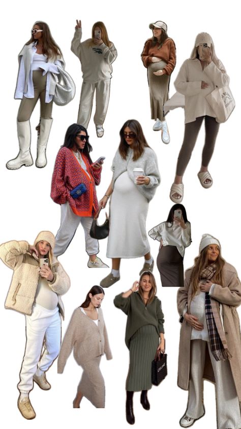 Cute Pregnancy Outfits For Winter, Pregnancy Winter Outfits, Chic Pregnancy Style, Busy Mom Outfits, Fall Maternity Outfits, Winter Maternity Outfits, Maternity Chic, Cute Maternity Outfits, Winter Maternity