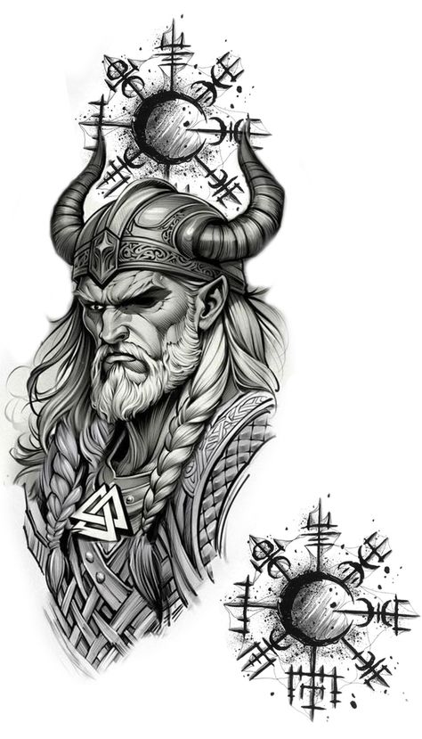 Loki Viking God Tattoo, Nordic Tattoo Design, Tattoo Design Greek Mythology, Roman Tattoo, Scandinavian Tattoo, Viking Tattoo Sleeve, Architecture Drawing Sketchbooks, Greek Mythology Tattoos, God Tattoos