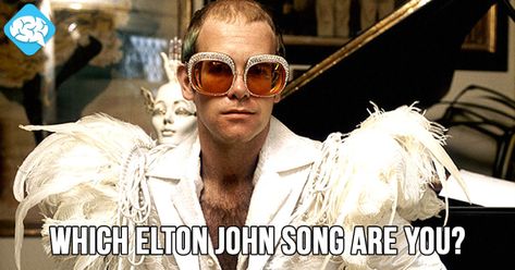 Elton John Halloween Costume, Elton John Crocodile Rock, Elton John Songs, Crocodile Rock, Friend Quiz, Costume Women, Elton John, Halloween Costumes Women, Costumes For Women