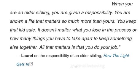 Older Sibling Quotes, Sibling Quotes, Older Sibling, Older Siblings, It Doesnt Matter, Take Apart, Open Book, Mass Effect, Kids Safe