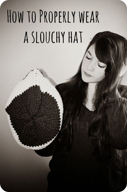 How to Properly Wear a Slouchy Hat Beanie Hairstyles, Slouchy Hats, Yarn Hats, Fall 2015 Style, Beanie Style, Late Fall, I Feel Pretty, Slouchy Hat, Slouchy Beanie