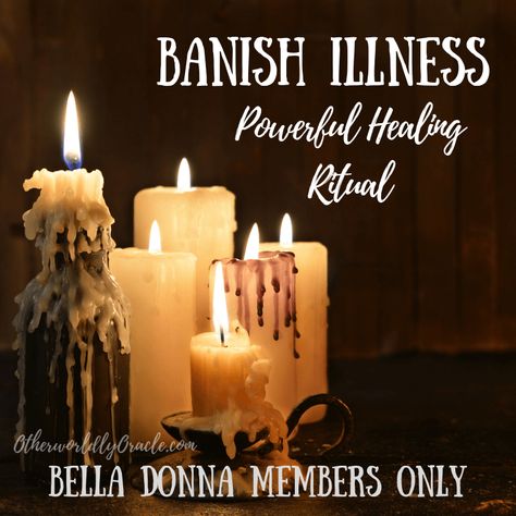 Banish Illness Spell, Banishing Illness Spell, Healing Rituals Witchcraft, Healing Spells For Others Health, Healing Incantation, Banishing Oil, Banishing Herbs, Health Spell, Eye Of Newt