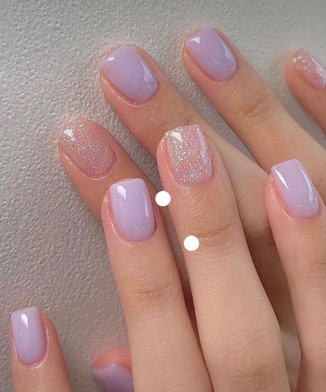 Lilac Nail Designs, Fingernail Colors, Lilac Nails Design, Purple And Pink Nails, Ongles Gel Violet, Lilac Shades, Purple Gel Nails, Light Purple Nails, Violet Nails