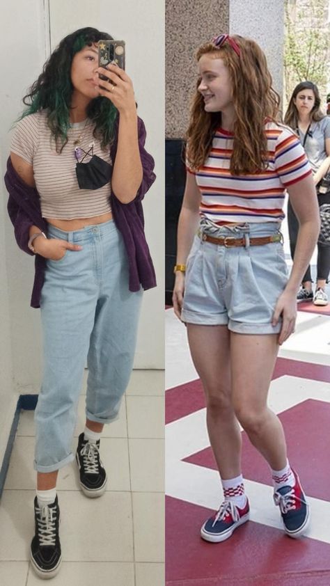 Outfit stranger max disfraz ootd 80s Outfits Stranger Things, Max Stranger Things Outfit, Arcade Outfit, Stranger Things Outfit, Stranger Things Max, 70s Outfits, 80s Outfit, Stranger Things, Capri Pants