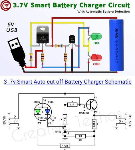 Simple Electronic Circuits, Basic Electrical Engineering, Electronics Projects For Beginners, Battery Charger Circuit, Basic Electronic Circuits, Automatic Battery Charger, Basic Electrical Wiring, Circuit Board Design, Computer Projects