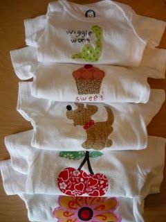 How to do applique onesies... YES! Applique Tutorial, Small Fry, Sewing Appliques, Baby Projects, Applique Patterns, Baby Crafts, Applique Quilts, Learn To Sew, Sewing For Kids