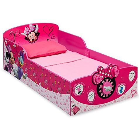 Minnie Mouse Toddler Bedding, Wood Toddler Bed, Disney Princess Carriage, Wooden Toddler Bed, Kids Toddler Bed, Convertible Toddler Bed, Diy Toddler Bed, Disney Princess Toddler, Disney Bedding