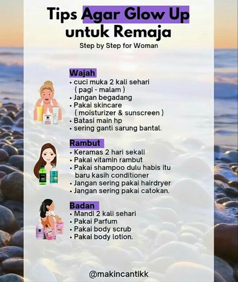 Cara Glow Up, Cara Ngilangin Bruntusan, Tips Menghilangkan Bruntusan, Glow Up Challenge Indonesia, Tips Putihkan Badan, Tips Kecantikan, Makeup Cantik, Basic Skincare, Recommended Skin Care Products