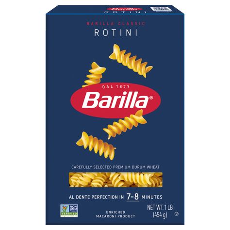 Barilla Pasta Recipes, Mostaccioli Pasta, Mason Jar Meal Prep, Rotini Pasta Salad, Penne Pasta Recipes, Barilla Pasta, Pasta Penne, Rotini Pasta, Classic Italian Dishes