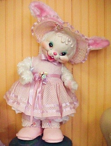 OLD Vintage RUSHTON Star Creations Rabbit Rubber Face Easter Bunny toy doll 60's Improve My Life, Rushton Toys, Vintage Plush Toys, Baby Doll Nursery, Trying My Best, Rubber Face, Vintage Bunny, Easter Bunny Rabbit, Kawaii Plushies