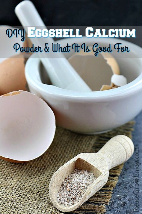 Don't toss that shell, use it to benefit your health and your wallet. I am going to tell you how to make DIY eggshell calcium powder and what it is good for Egg Shell Uses, Eggshell Powder, Health Benefits Of Eggs, Egg Benefits, Powdered Eggs, Calcium Supplements, Powder Recipe, Dehydrated Food, Egg Shell