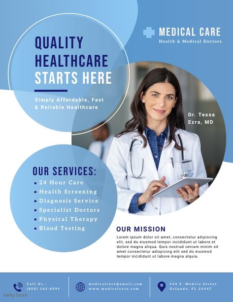 Home Health Care Flyers, Hospital Services Poster, Medicine Flyer Design, Doctor Advertising Design, Medical Advertising Design, Hospital Advertising Design, Medical Poster Design Ideas, Clinic Poster Design, Hospital Poster Design