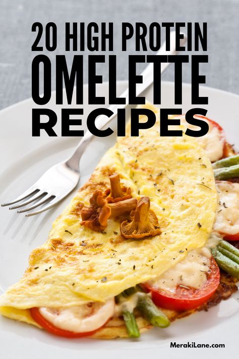 20 High Protein & Low Carb Omelette Recipes for Weight Loss | Omelettes are seriously underrated. Packed with protein and even keto-friendly, they're the perfect option for easy, healthy breakfasts! There are so many fun and delicious twists you can use so your recipes are never boring like: veggies, ham, feta, and more! Whether you prefer an egg white omelette, traditional western, or want to try something new, we're sharing our fave recipes plus 9 tips to make the perfect omelette every time! Low Carb Omelette, Omelette Recipes, Ham And Cheese Omelette, Healthy Omelette, Healthiest Breakfast, Perfect Omelette, Omlet Recipes, Omelette Recipe Easy, Egg White Omelette