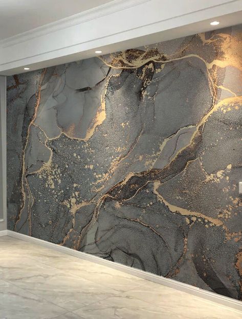 Modern Textured Walls, Cool Wallpapers For Walls, Marble Walls, Wall Panel Design, Wall Texture Design, Wall Paint Designs, Marble Wallpaper, Interior Wall Design, Wall Decor Design