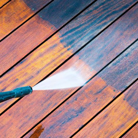 12 Things You Should Never Do to Your Deck | Family Handyman Removing Stain From Wood, Best Deck Stain, Best Wood Stain, Deck Cleaner, Deck Maintenance, Redwood Decking, Deck Cleaning, Pressure Washing Services, Cedar Deck