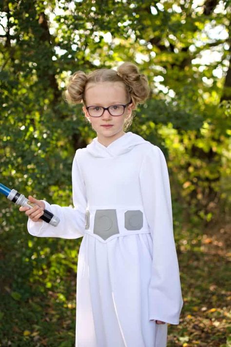 Princess Leia Halloween, Princess Leia Dress, Star Wars Leia, 13 Days Of Halloween, Diy Star Wars, Princess Leia Costume, Gathered Maxi Dress, Leia Costume, Diy Star