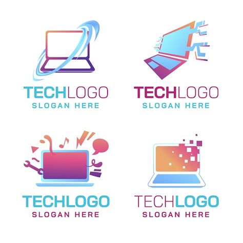 Vector gradient laptop logo template | Premium Vector #Freepik #vector #computer-logo #gradient-logo #business-logo #logo-templates Laptop Logo, Logo Gradient, Computer Logo, Vector Gradient, Card Stickers, Gradient Logo, Laptop Shop, Shop Logo Design, Stickers Design