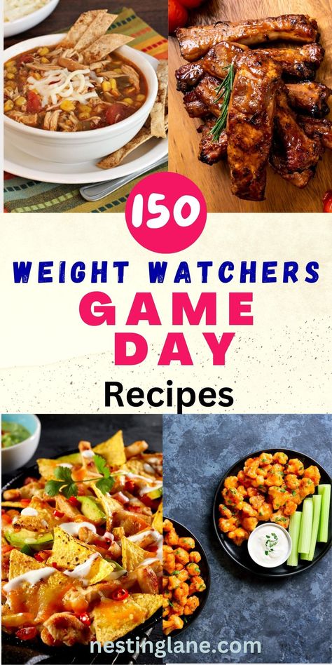 Score big at your next football party with the 150 Best WW Friendly Game Day Recipes. Impress your guests with healthy and delicious food options that are low in points. Perfect for the Super Bowl or any football gathering, these recipes will make it easy to stick to your Weight Watchers goals while enjoying great food and good company. Super Bowl Foods Healthy, Soft Super Bowl Foods, Super Bowl Healthy Party Food, Ww Game Day Food, Super Bowl Food For 2, Ww Friendly Super Bowl Snacks, Ww Football Food, Weight Watcher Football Party Food, Super Bowl Food Ideas Football Snacks