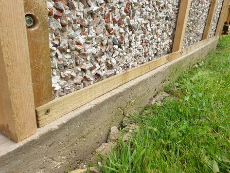 DIY concrete panel garage cladding Garden Garage Wall Ideas, Garage Cladding Ideas, Garage Cladding, Shed Cladding, Concrete Garage, House Improvement, Decking Screws, Sawn Timber, Garage Renovation