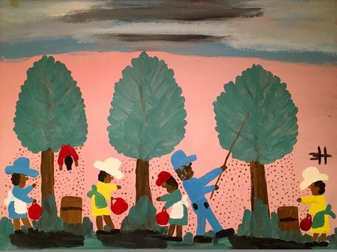 Clementine Hunter, Black Folk Art, Grandma Moses, Hunter Art, New Orleans Museums, Louisiana Art, American Folk Art, Easter Colors, Museum Of Fine Arts