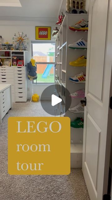 33K views · 2.7K likes | Michelle | LEGO Masters on Instagram: "My original video was removed so let’s try this again😆" Lego Room Organization, Lego Booklet Storage, Lego Playroom Play Areas, Lego Room Storage, Lego Room Organization Ideas, Lego Kids Bedroom, Lego Building Room Ideas, Lego City Display Ideas, Organize Legos Organization Ideas