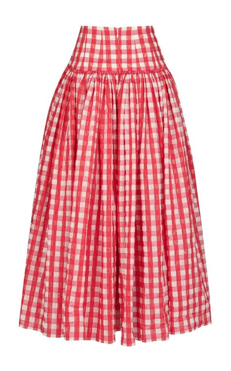 Loose Clothing, Gingham Skirt, Sleeveless Skirt, Ankle Length Skirt, Teacher Outfit, Printed Maxi Skirts, Sharp Dressed Man, Clothing Details, Loose Outfit