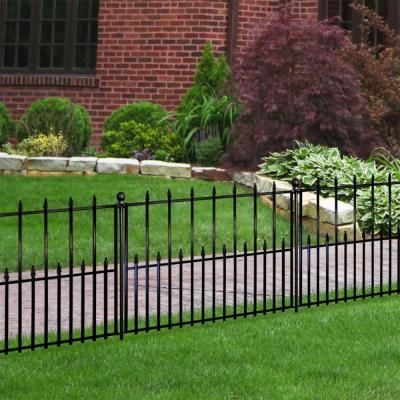 Black Metal Fence, Steel Fence Panels, Decorative Fence Panels, Metal Garden Fencing, Metal Fence Panels, Black Fence, Garden Fence Panels, Steel Fence, Fence Styles