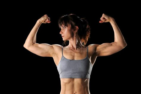 Woman Flexing Muscles. Mature woman flexing muscles isolated over black backgrou #Sponsored , #paid, #affiliate, #Muscles, #Woman, #woman, #Mature Muscular Woman Flexing, Flexing Muscles Pose Reference, Woman Flexing Muscles, Flexing Pose, Gesture Studies, Woman Flexing, Women Flexing, Arms Women, Flexing Muscles