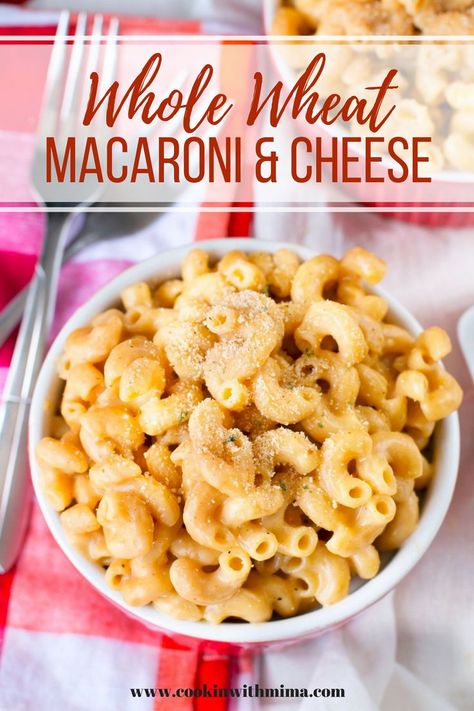 One Pot Whole Wheat Mac and Cheese | Macaroni and Cheese Recipes | Whole Wheat Recipes | Side Dishes | Comfort Food | Healthy Macaroni and Cheese | Mac & Cheese | Cookin With Mima | #onepotrecipes #wholewheat #macandcheese #cookinwithmima Whole Wheat Recipes, Healthy Macaroni And Cheese, Comfort Food Healthy, Cheese Recipes Appetizers, Cheese Macaroni, Baked Mac And Cheese Recipe, Macaroni Cheese Recipes, Wheat Recipes, Pasta Side Dishes