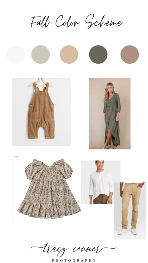 Cream Fall Outfit Family Photos, Fall Neutral Family Photos, Green Cream Brown Family Photos, Neutral Color Palette Photoshoot, Fall Family Photos Neutral Colors, Neutral Fall Family Photos, Fall Outfit Pictures, Earth Tone Family Pictures Outfits, Neutral Fall Family Photo Outfits