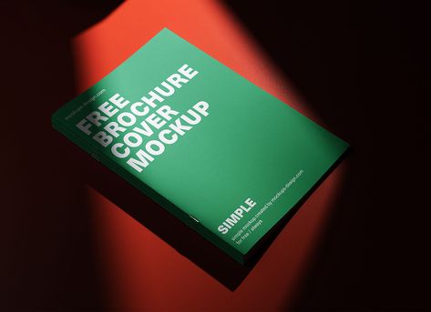 Free Center Pin Brochure Cover On Red Mockup PSD - Good Mockups Magazine Mockup Free, Brochure Cover Design, Free Brochure, Flyer Mockup, Magazine Mockup, Brochure Cover, Brochures Mockups, Psd Template Free, Mockup Free Download